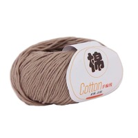 Vente en gros de fil mélangé pur coton à 10 brins pour la fabrication à la main pour le kit de matériel de boule de laine au crochet et à tricoter