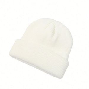 Solid Color Cuff Knitted Custom Embroidery Logo <b>Wool</b> Fisherman <b>Beanies</b> for Men Short Knit Cap Cuffed Trawler Hats Gifts - Product Image 3