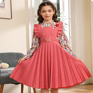 Vente chaude fille automne et hiver robe nouvelle tenue décontractée pour enfants ensemble deux pièces - Product Image 1