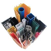 Profils de rail coulissant pour rideaux de fenêtre en PVC rigide, durables, écologiques, au design moderne, fabriqués par extrusion