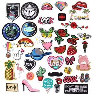 Patchs brodés personnalisés avec logo de designer, motifs animaux de dessin animé mignons, pour chapeaux, vêtements, sacs, accessoires, petits patchs thermocollants en tissu - Product Image 3