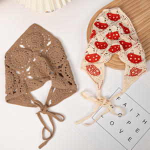 <span class=keywords><strong>Foulard</strong></span> pour filles Vintage Boho tricoté à la main brodé Bandanas de cheveux <span class=keywords><strong>foulard</strong></span> évider <span class=keywords><strong>foulard</strong></span> pour femmes - Product Image 3