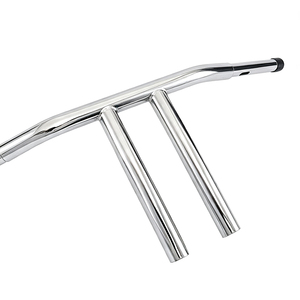 Manillares de Acero Cromados de 2026-10/12/14/16 Pulgadas de Montaje Alto para Modificaciones de Motocicletas Sportster FXST FLST - Product Image 5