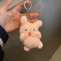 Mignon Animal Couple Porte-clés Griffe Machine Doux Poupée En Peluche Pendentif Ours Sac Cadeau Même Style Que Crier Chiot
