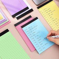Blocs-notes personnalisables en papier à feuilles mobiles, 30 feuilles/bloc avec adhésif pour l'école et le bureau, listes de tâches
