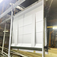 Chariot élévateur à plateforme cantilever avec arrêt de roulement à LED, capacité 1500 kg, pour la logistique de marchandises