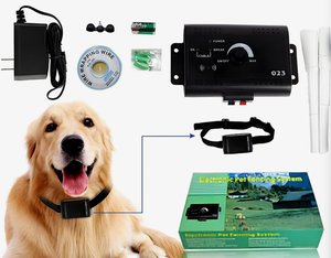 Système de collier de dressage électronique pour animaux de compagnie, dispositif de dressage sans fil pour chiens avec récepteur, piles et fils pour usage domestique - Product Image 1