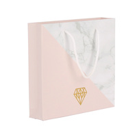 Oneup — ensemble de cartes colorées, série de marbre rose, enveloppe en diamant, boîte de sac cadeau, Notebook