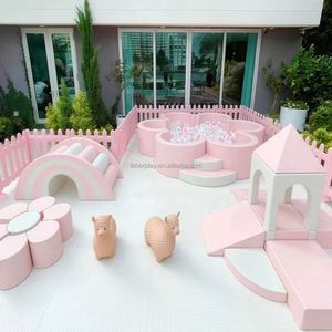 Machine LB-W2 Blanche, petite combinaison d'équipements de jeu souple pour tout-petits, jouets d'intérieur et d'extérieur, location pour fêtes à domicile, aire de jeux pour enfants - Product Image 6