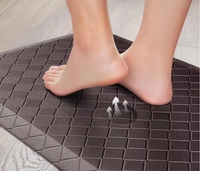 Tapis de cuisine anti-fatigue en PVC Tapis de sol intérieur imperméable doux et antidérapant personnalisé Tapis anti-fatigue rembourré pour porte de cuisine