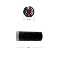 Petite antenne canon en acier double bande VHF/UHF antenne Radio Mobile CZ142 antenne longue portée à Gain élevé direct d'usine