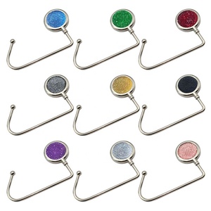 2024 nouveau produit crochet de table de cintre de sac en métal cristal - Product Image 5