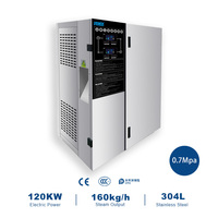 Générateur de vapeur électrique commercial JOWIN 120KW, 160kg/h, 0.7Mpa, chaudière à vapeur en acier inoxydable 304L pour usine de transformation du lait de coco