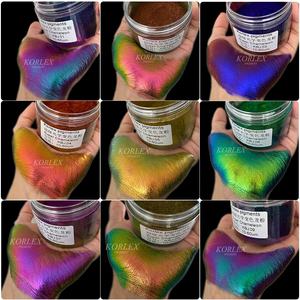 Optique Variable Caméléon Fard À Paupières Pigment Changement De Couleur Shimmer Duochrome Mica Aquarelle Peinture Encre Multichrome <span class=keywords><strong>Poudre</strong></span> - Product Image 4