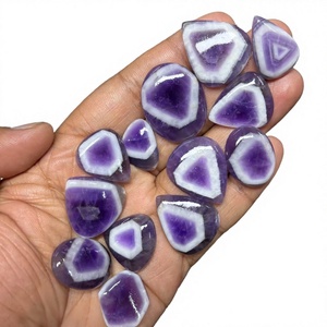 FAIJAN GEMS Gemas de Amatista Natural Hechas a Mano, Formas Mixtas, Cristales para Joyería, Corte Cóncavo, Gemas Sueltas - Certificadas por Terceros - Product Image 1