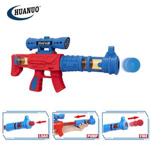 Kinder Soft Bullet 2 Air Power Schaum Ball Pistolen stehen schießen Ziel Schieß spiel Spielzeug - Product Image 3