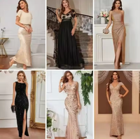 Vêtements d'occasion Prix direct usine Robes d'été pour femmes Vente en gros Nouvelle robe à bretelles française Vêtements de marque Styles multiples