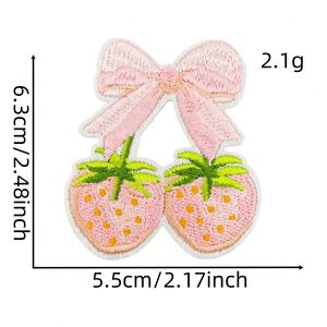 Patch brodé thermocollant mignon rose Halloween Citrouille Sorcière Crâne Chapeau pour la décoration de vêtements et de chapeaux - Product Image 6