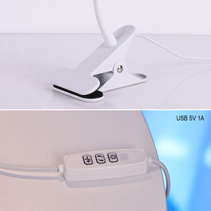 <span class=keywords><strong>Livre</strong></span> de lecture LED en métal rechargeable moderne Lampes de lecture LED <span class=keywords><strong>Lampe</strong></span> de chevet à batterie pliable avec <span class=keywords><strong>lampe</strong></span> à <span class=keywords><strong>pince</strong></span> - Product Image 6