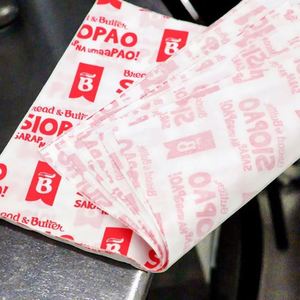 Customized Eco-Friendly Virgin Pulp Biodegradable Recyclable Moisture Proof Food Packaging <b>Paper</b> Printed Logo Bread Packaging - Product Image 5
