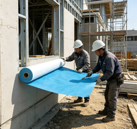 Barrière contre la vapeur d'eau / Barrière contre l'humidité, membrane d'étanchéité pour murs extérieurs, membrane de sous-couche pour toiture