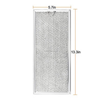 Reemplazo de filtro de grasa para microondas de pantalla de malla de aluminio WB06X10596 compatible con G E Whirlpool Samsung Maytag 2 W10208631A