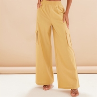 Pantalon large élégant Offre Spéciale dame pantalon taille haute pour femmes bureau et vêtements de cérémonie