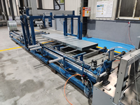 Ligne de production de profilés métalliques légers pour cloisons sèches avec machine de formage à froid de profilés à réglage automatique de la taille et contrôle PLC