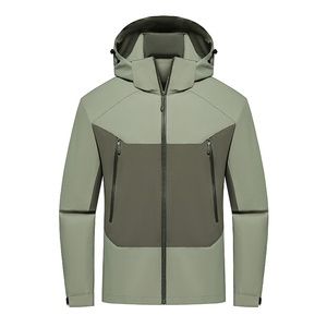 Usine hommes <span class=keywords><strong>veste</strong></span> de haute qualité hydrofuge amovible casquette coupe-vent <span class=keywords><strong>veste</strong></span> solide mince printemps automne extérieur <span class=keywords><strong>veste</strong></span> - Product Image 1