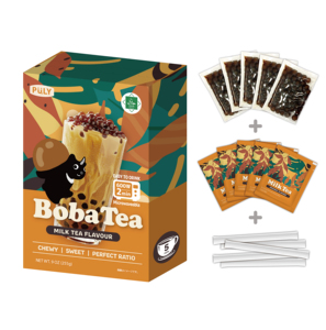 Caja de 425g, un paquete con varias bebidas para suministros de catering, tamaño familiar, calidad de preparación estable, kit clásico de té de burbujas con leche Boba. - Product Image 1