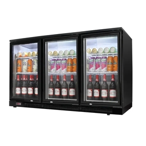 Refroidisseur de boissons électrique sous le comptoir avec <span class=keywords><strong>3</strong></span> <span class=keywords><strong>portes</strong></span> <span class=keywords><strong>coulissantes</strong></span> Présentoir à vin rouge Armoire réfrigérante Barre arrière en verre pour présentoir de <span class=keywords><strong>bar</strong></span> - Product Image 5
