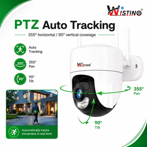 Système de <span class=keywords><strong>surveillance</strong></span> sans fil Wistino NVR 3MP, <span class=keywords><strong>kit</strong></span> <span class=keywords><strong>WiFi</strong></span> intelligent Tuya pour la maison, caméra vidéo IP filaire, système de caméra CCTV domestique 8 canaux - Product Image 6