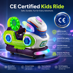 Máquina de Juegos para Niños con Temática Espacial, Máquina de Balanceo Operada con Monedas para Centros Comerciales y Parques de Diversiones - Product Image 1