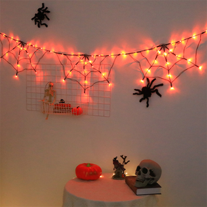 Weather Resistant Halloween Spider <strong>Web</strong> String Lights for Outdoor Halloween Yard Haunted Trail Spooky Decorations - Product Image 5