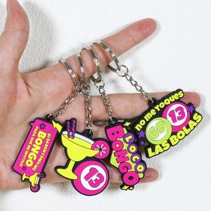 Portachiavi in PVC Morbido Personalizzato, Portachiavi in Gomma 3D, Portachiavi <span class=keywords><strong>Anime</strong></span> con <span class=keywords><strong>Logo</strong></span> Personalizzato - Product Image 2