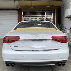 สปอยเลอร์หลังคาร์บอนไฟเบอร์ FRP แบบ Type R สำหรับ Audi A4 B8 B8.5 Sedan ปี 2008-2015 - Product Image 3
