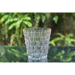Vaso de Vidrio Arquitectónico Moderno de Primera Calidad |   Vaso de Whisky de Lujo para Cócteles, 280 ml, Apto para Lavavajillas, Reutilizable, Eleva tu Experiencia - Product Image 1