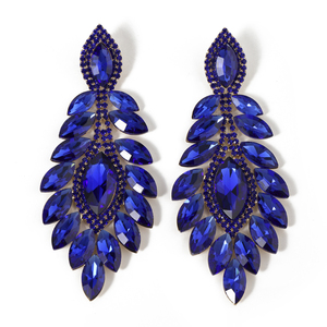 <span class=keywords><strong>Orecchini</strong></span> di strass a forma di foglia da <span class=keywords><strong>donna</strong></span> <span class=keywords><strong>orecchini</strong></span> di cristallo moda ciondolo <span class=keywords><strong>orecchini</strong></span> esagerati - Product Image 5