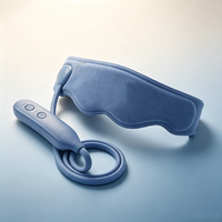 Masseur oculaire à compression d'air rechargeable personnalisé OEM, masque oculaire chauffant en gros avec massage des tempes certifié CE