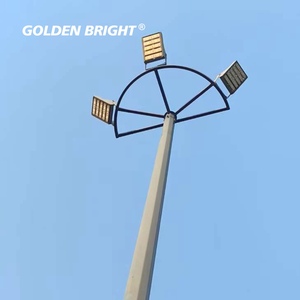 Poste de Iluminación para Estadios Golden Bright GB, 18m 20m 25m 30m, Poste de Alta Resistencia Galvanizado en Caliente con Sistema de Iluminación - Product Image 2