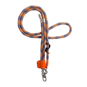 Correa para llevar el teléfono móvil con hebilla ajustable de cuero PU, cordón cruzado para el cuello, cordón con logotipo personalizado. - Product Image 1