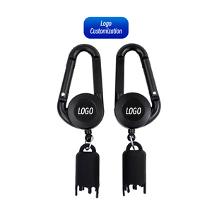 Retractable Pull Reel <b>Lighter</b> Leash With Clip PVC ABS Holder Sleeve Customizable Logo Modern Design - Product Image 2