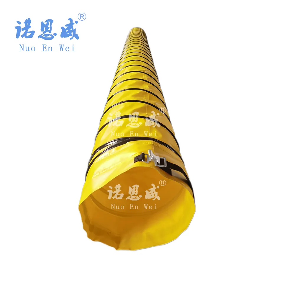 400mm 16 ''5 mét/cái Chất lượng cao PVC không khí linh hoạt Duct cho công nghiệp