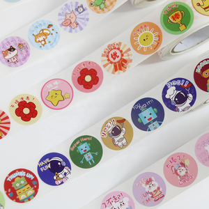 KY-C160 Op Maat Afdrukken Kinderen Meisjes Schattige Cartoon Herbruikbare Papieren Stickers Activiteitenboek Voor Kinderen Label - Product Image 6