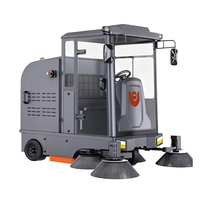 Balayeuse de sol électrique sans fil CleanHorse M7 Road Street, de haute qualité, à batterie, à 4 brosses, pour les aéroports