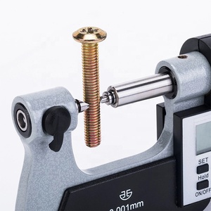Stainless Steel 0.001mm <b>Micrometer</b> Universal Measuring Tool Caliper Screw Thread - Product Image 1