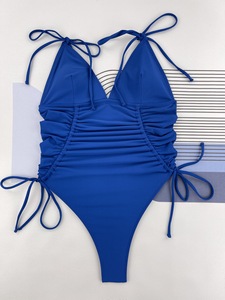 WG Wholesale Tummy Control Beachwear Bathing Suits Bikini <strong>Swimsuit</strong> <strong>Ladies</strong> Sexy Bikini Set One Piece Fitness Swimwear - Product Image 4