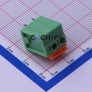 KF142V-5.08-2P Spring Terminal Block Through hole Component (THT),P=5.08mm Connector 5.08mm 2P 2 15A - Product Image 2