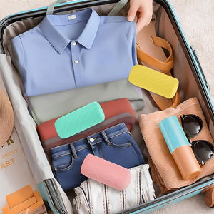 Funda de Silicona para Botellas de Viaje, Protector Plegable para Artículos de Aseo, Cosméticos y Perfumes, a Prueba de Fugas, Libre de BPA - Product Image 4