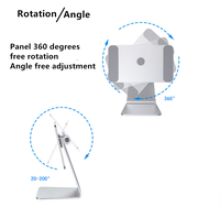 Support de tablette magnétique rotatif à 360 degrés réglable pour Apple iPad Pro 11''/12.9'' 3ème/4ème/5ème génération
